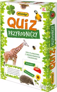 Ilustracja produktu Adamigo Gra Quiz Przyrodniczy Z Zagadkami 7554
